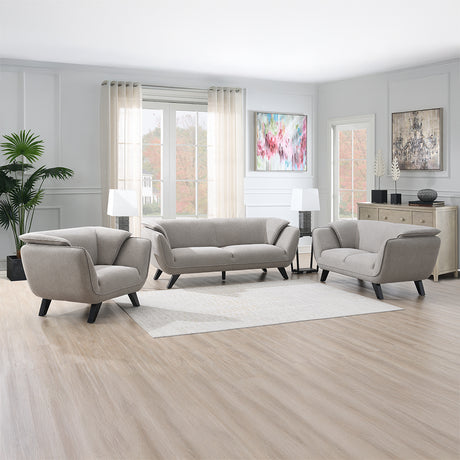 Valin Brown Loveseat - Ornate Home