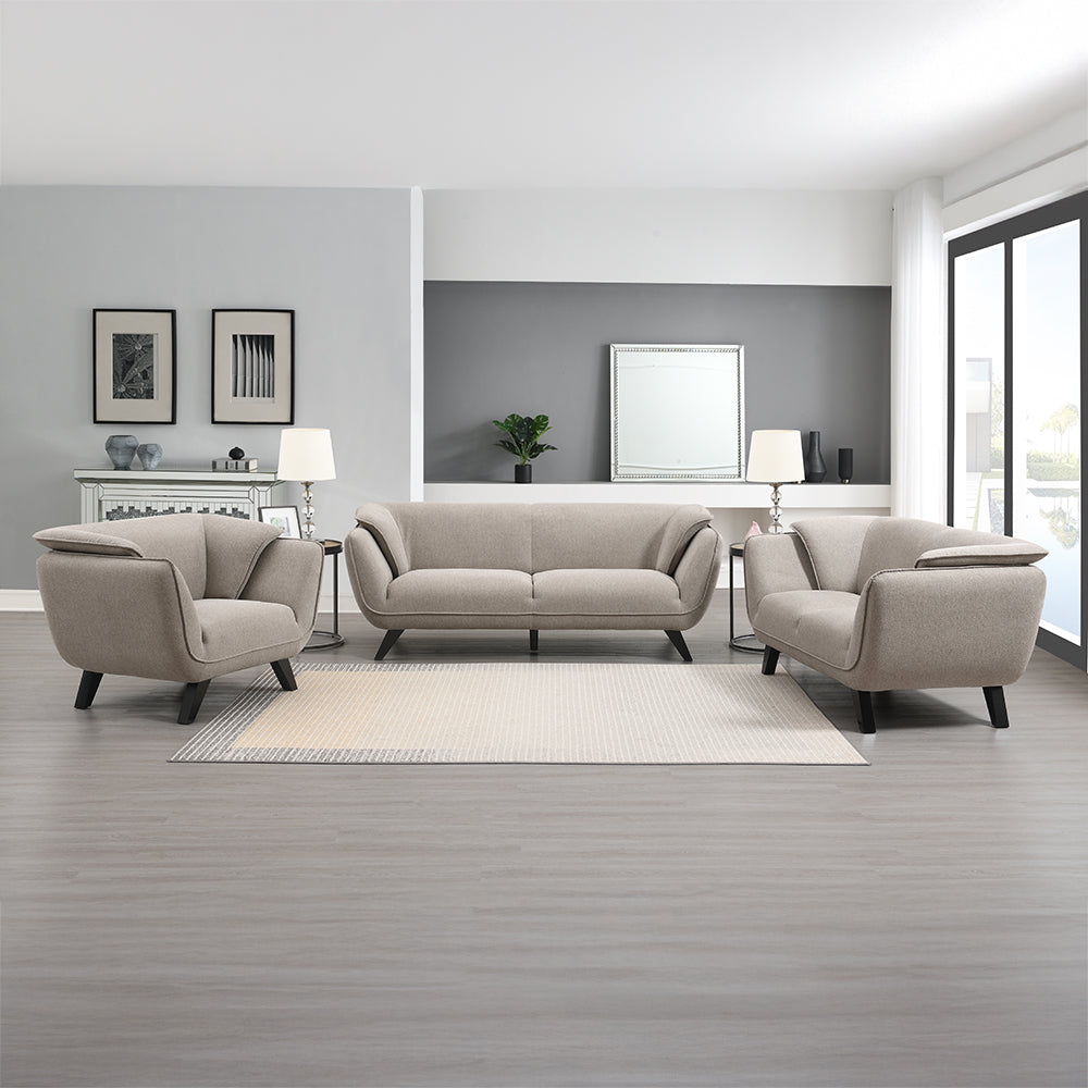 Valin Brown Loveseat - Ornate Home