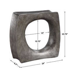 Valira Gray/Silver Modern Accent Table - Ornate Home