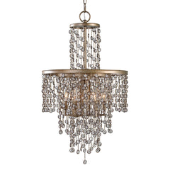 Valka Bronze 6 Light Crystal Chandelier - Ornate Home