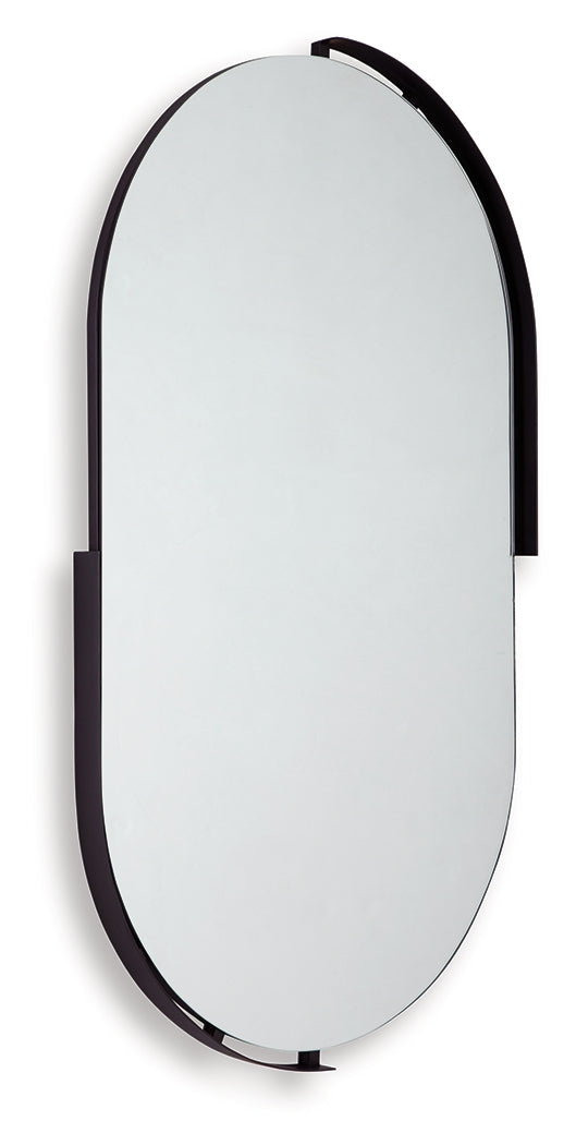 Valkings Black Accent Mirror (Online Special Price) - Ornate Home
