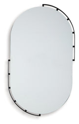 Valkings Black Accent Mirror - Ornate Home
