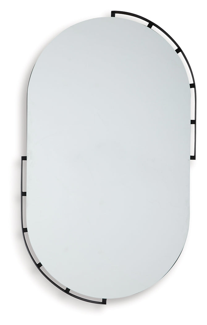 Valkings Black Accent Mirror - Ornate Home