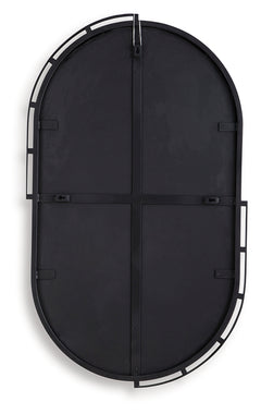 Valkings Black Accent Mirror - Ornate Home