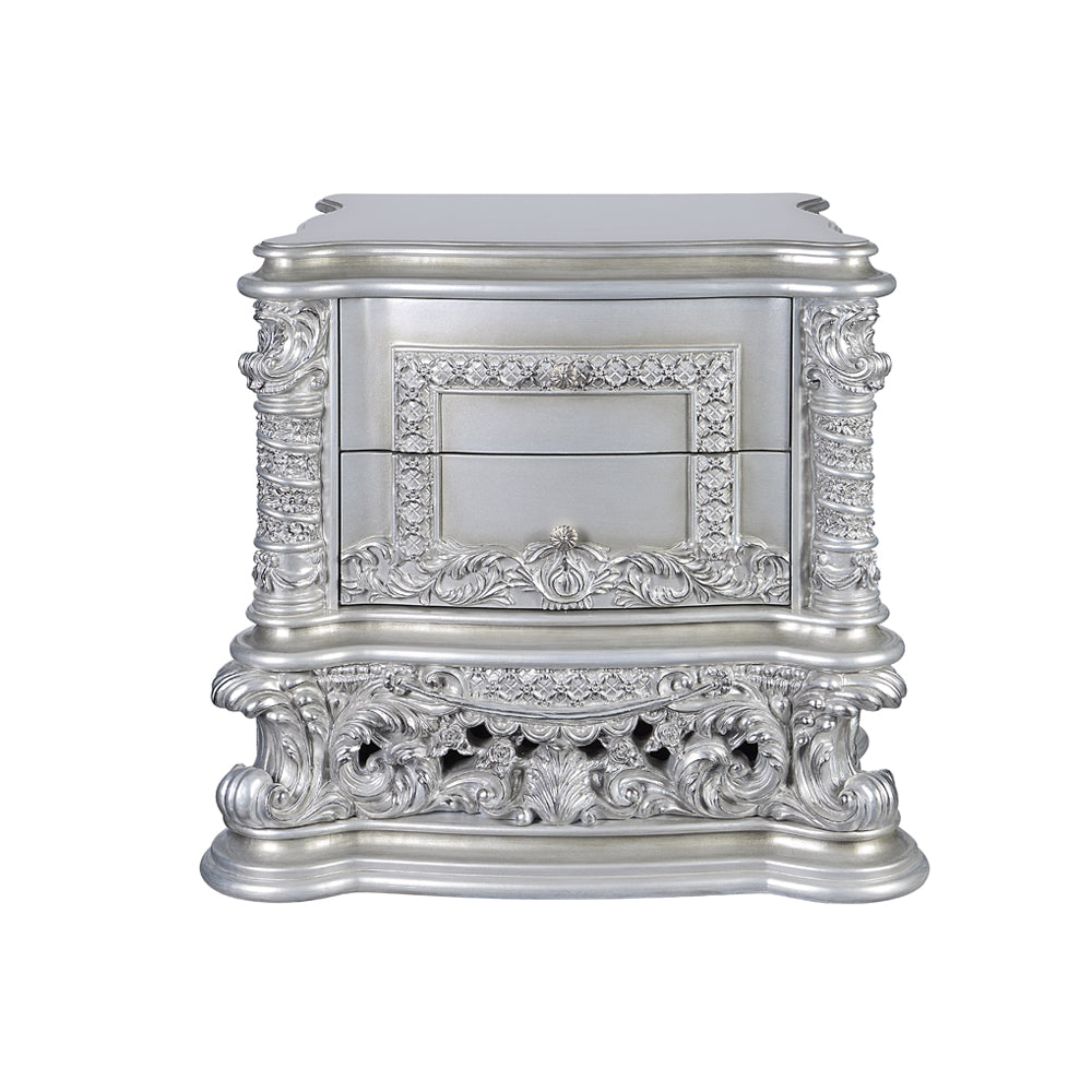 Valkyrie Antique Nightstand - Ornate Home