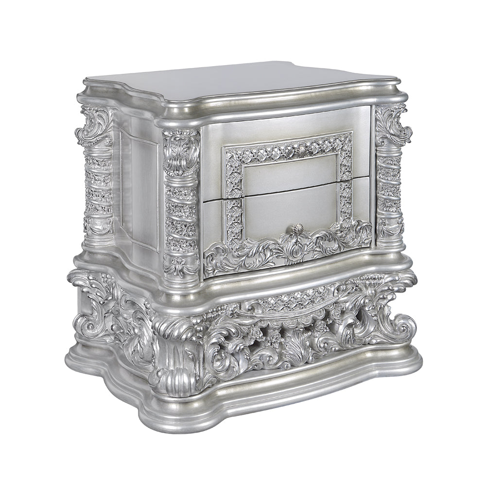 Valkyrie Antique Nightstand - Ornate Home