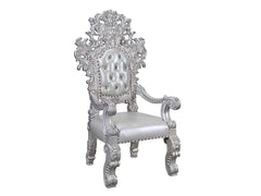 Valkyrie Antique Platinum Arm Chair (Set of 2) - Ornate Home