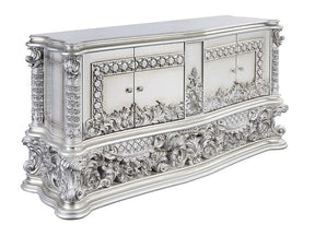 Valkyrie Antique Platinum Server - Ornate Home