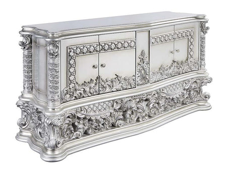 Valkyrie Antique Platinum Server - Ornate Home