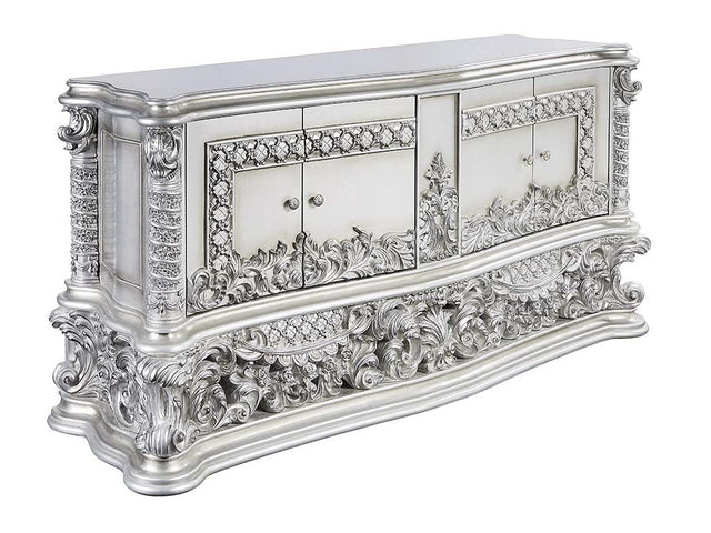 Valkyrie Antique Platinum Server - Ornate Home