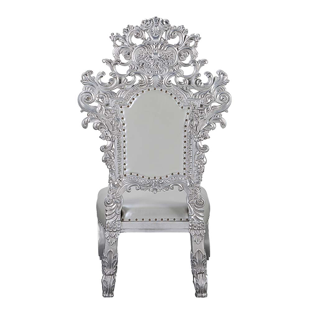Valkyrie Antique Platinum Side Chair (Set of 2) - Ornate Home