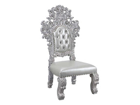 Valkyrie Antique Platinum Side Chair (Set of 2) - Ornate Home