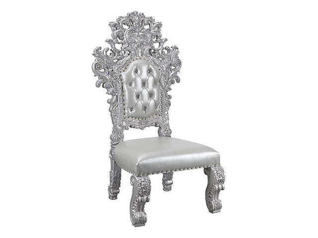 Valkyrie Antique Platinum Side Chair (Set of 2) - Ornate Home