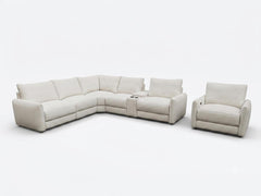 Valle Pearl HP0426 Power Sectional 5 Pc Set - Ornate Home