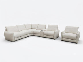 Valle Pearl HP0426 Power Sectional 5 Pc Set - Ornate Home