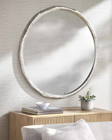 Vallelado Metallic - Nickel Accent Mirror - Ornate Home