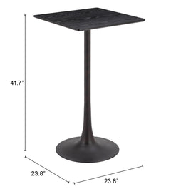 Valleta Black Bar Table - Ornate Home