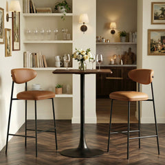 Valleta Brown Bar Table - Ornate Home
