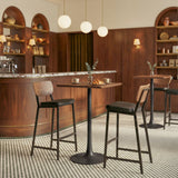 Valleta Brown Bar Table - Ornate Home