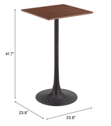 Valleta Brown Bar Table - Ornate Home