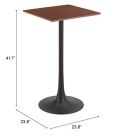 Valleta Brown Bar Table - Ornate Home