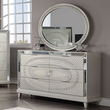 Valletta Champagne 4 Pc Queen Bedroom Set - Ornate Home