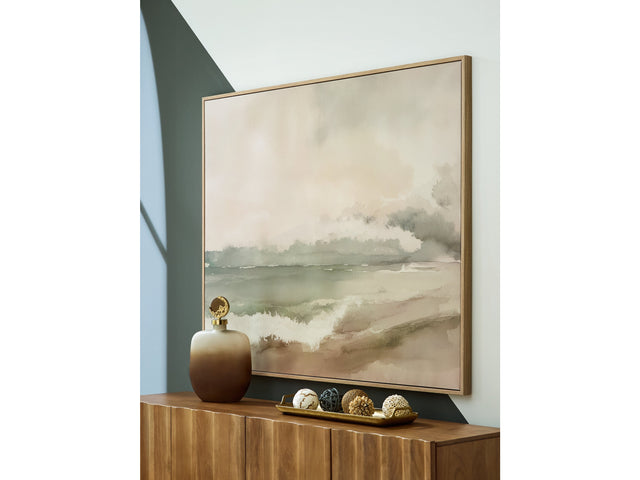 Vallus Blush/Green/Gray Wall Art (Online Special Price) - Ornate Home