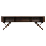 Valna Walnut 71" TV Stand - Ornate Home