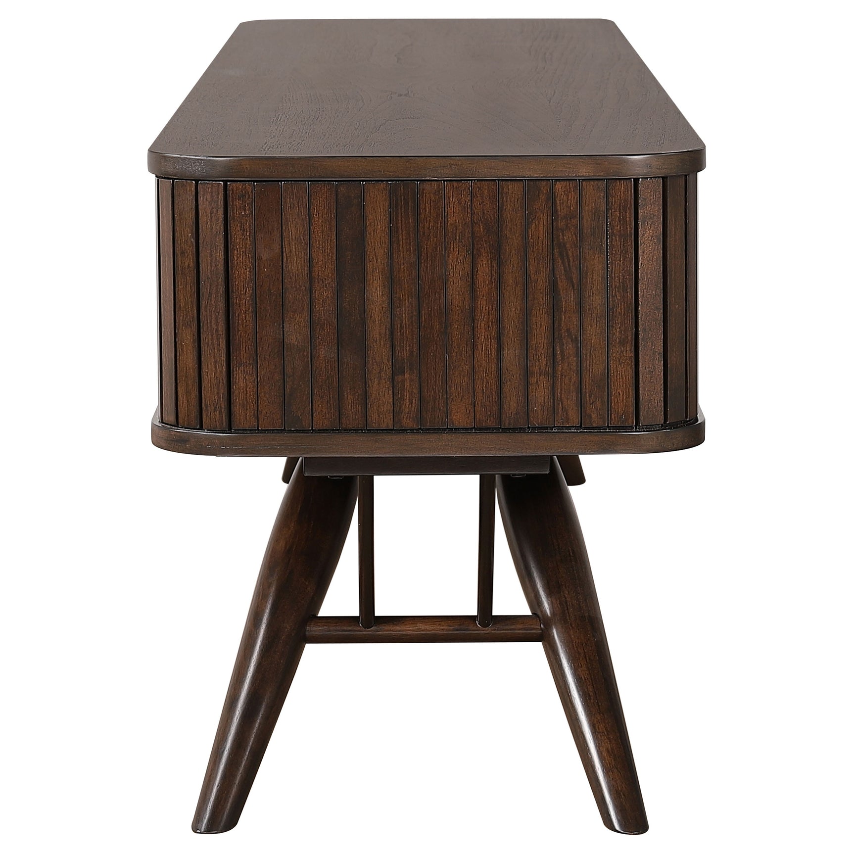 Valna Walnut 71" TV Stand - Ornate Home