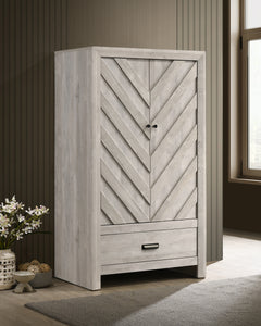 Valor Antique White Armoire - Ornate Home