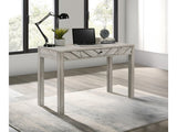 Valor Distressed White Writing Desk - Ornate Home