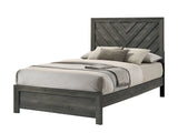 Valor Grey Full Panel Bed - Ornate Home