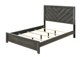 Valor Grey Queen Panel Bed - Ornate Home