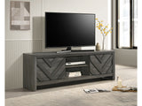 Valor Grey TV Stand - Ornate Home