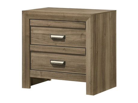 Valor Light Brown Nightstand - Ornate Home