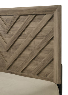 Valor Light Brown Panel Bedroom Set - Ornate Home