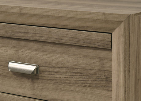 Valor Light Brown Panel Bedroom Set - Ornate Home