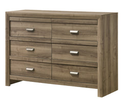 Valor Light Brown Panel Bedroom Set - Ornate Home