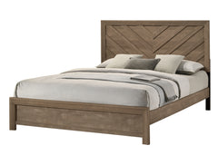 Valor Light Brown Panel Bedroom Set - Ornate Home