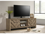 Valor Light Brown TV Stand - Ornate Home