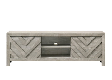 Valor Weathered Wood 72" TV Stand - Ornate Home
