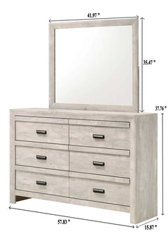 Valor Weathered Wood Panel Bedroom Set - Ornate Home
