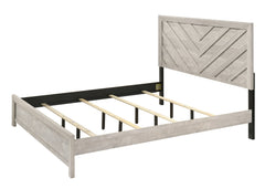 Valor Weathered Wood Panel Bedroom Set - Ornate Home