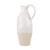 Valora Black/Cream/Light Beige Speckled Ceramic Jug - Ornate Home