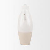 Valora Black/Cream/Light Beige Speckled Ceramic Jug - Ornate Home