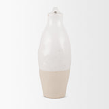 Valora Black/Cream/Light Beige Speckled Ceramic Jug - Ornate Home