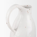 Valora Black/Cream/Light Beige Speckled Ceramic Jug - Ornate Home