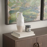 Valora Black/Cream/Light Beige Speckled Ceramic Jug - Ornate Home