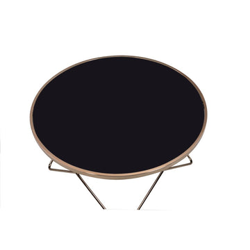 Valora Champagne & Black Glass Coffee Table - Ornate Home