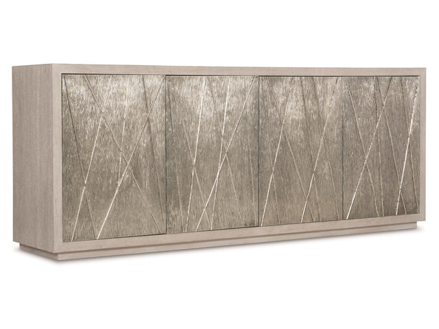 Valora Graphite/Weathered Greige Entertainment Credenza - Ornate Home